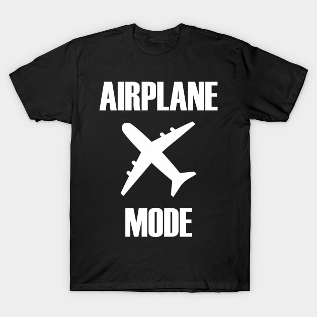 airplane mode on T-Shirt by Ajiw